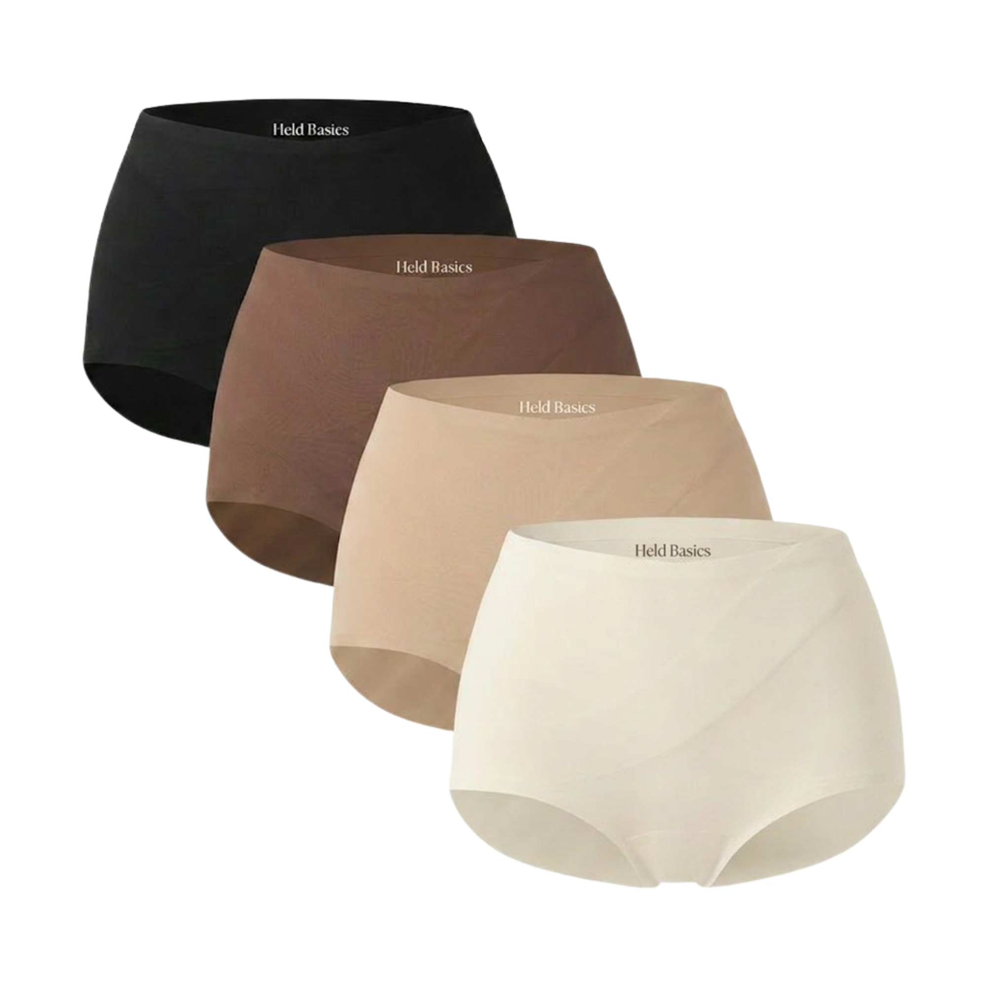 HELD BASICS Seamless Tummy Compression Panties (4-Pack)