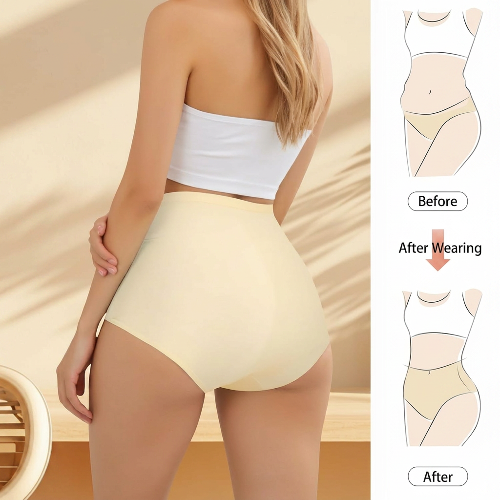 HELD BASICS Seamless Tummy Compression Panties (4-Pack)